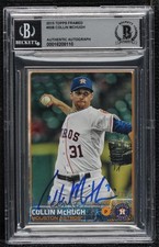 BAS 2015 Topps Framed 2/20 Collin McHugh #508 BGS Authentic Auto ow6