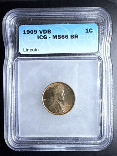 NEAR PERFECT! IGC GRADED MS66! 1909 VDB LINCOLN 1C MS66 PENNY