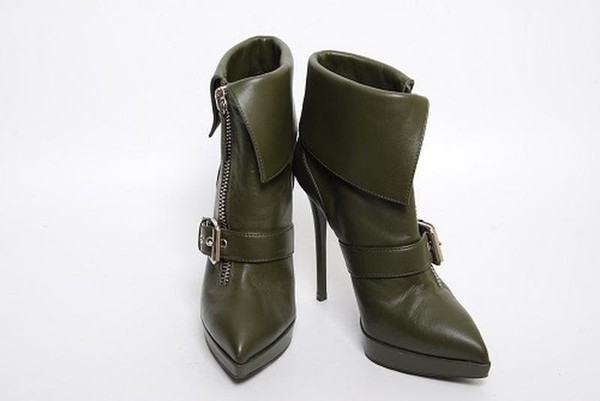 Women Giuseppe Zanotti Boots Khaki 36.5