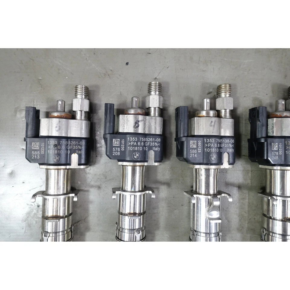 BMW N54 N63 2007-2015 juego de 6 inyectores directos de combustible índice 8/6 135i 335i 550i OEM Foto 4 de 4