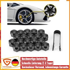 17mm Radschrauben Radmuttern Bolzen 20Pcs Kappen + ABZIEHER FÜR Skoda FÜR Opel