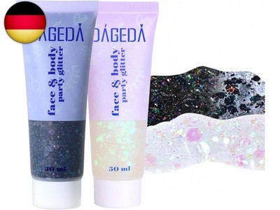 Prreal Body Glitter Gel, Face Glitters Body Gel Sequins Shimmer Liquid