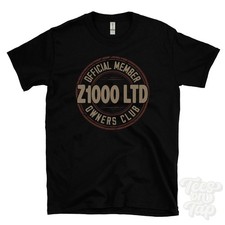 OFFICIAL MEMBER Z1000 LTD OWNERS CLUB T-SHIRT motorcycle biker gift retro logo
