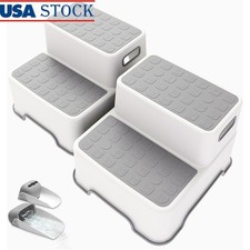 Toddler Step Stool Non-Slip Lightweight Portable Waterproof Training Aid New