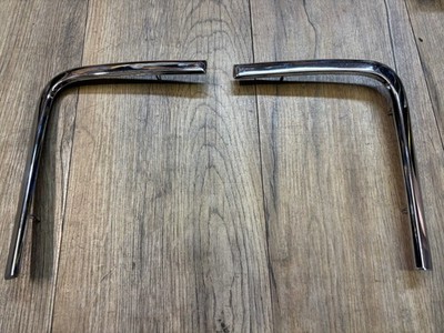 1969 SPORT FURY DODGE POLARA C BODY NOS MOPAR FRONT CHROME FENDER EXT TRIMS R&L