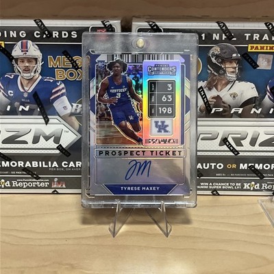 2020 Contenders Draft Picks TYRESE MAXEY Optic Premium Rookie Ticket Auto #68