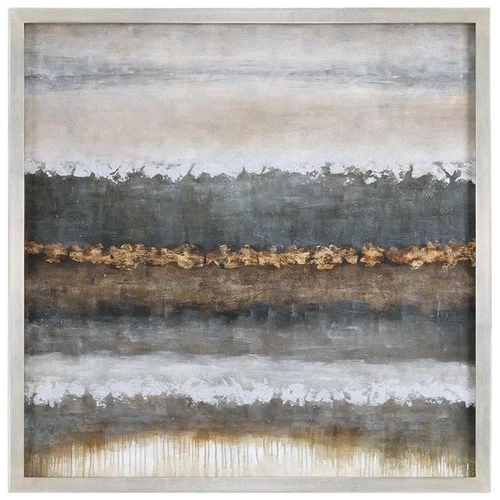 Uttermost Layers Wood Canvas and Acrylic Landscape Art in Multi-Color - Picture 1 of 5