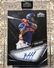 2021 Topps Chrome Black - Chrome Black Autographs Yordan Alvarez #CBA-YA MLB