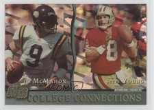1993 Pro Set College Connections Jim McMahon Steve Young #CC7 HOF s1i