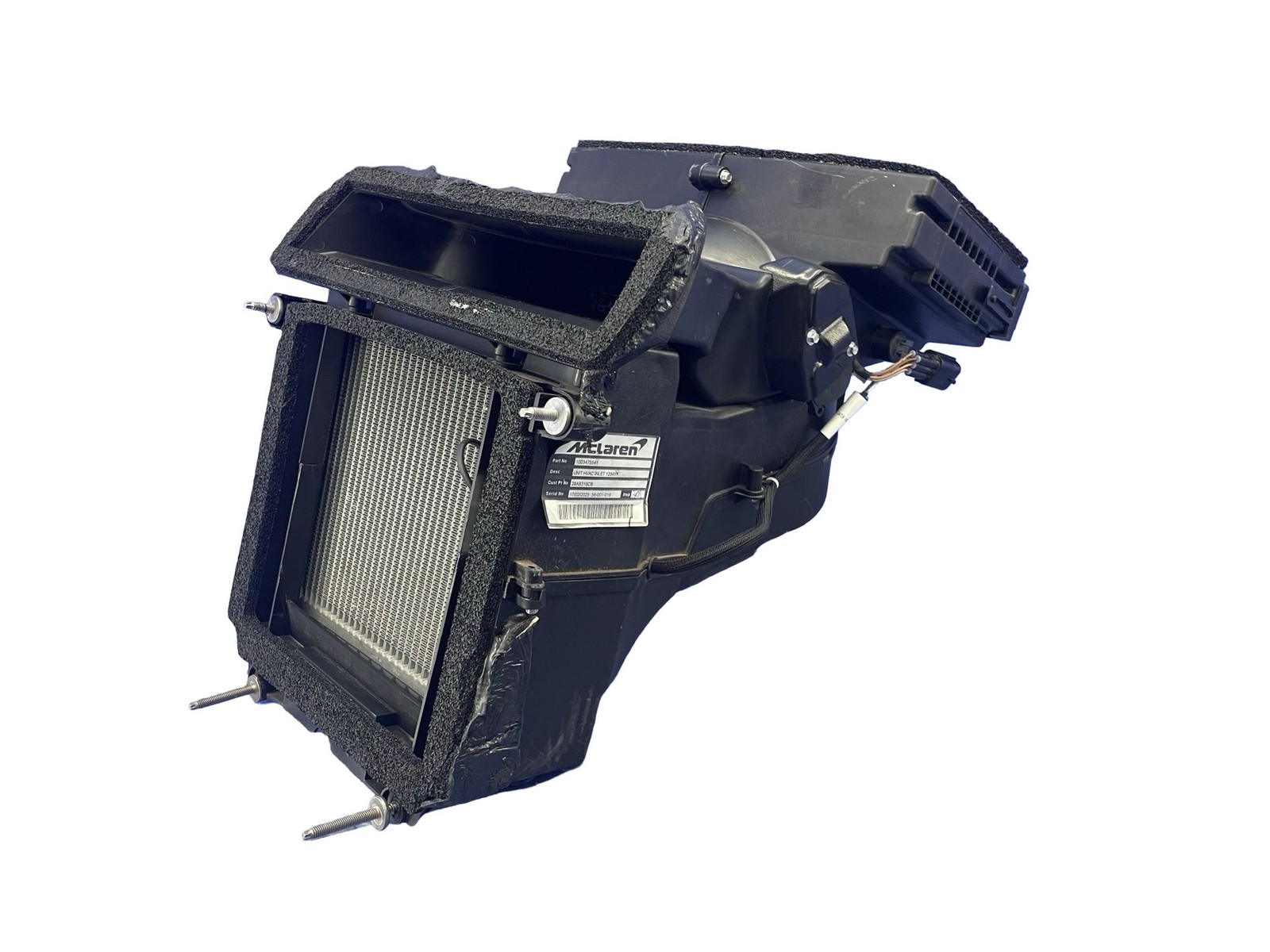 2025-2026 MCLAREN GTS OEM AC HEAT HVAC INLET BLOWER MOTOR FAN HOUSING 28AB318CB