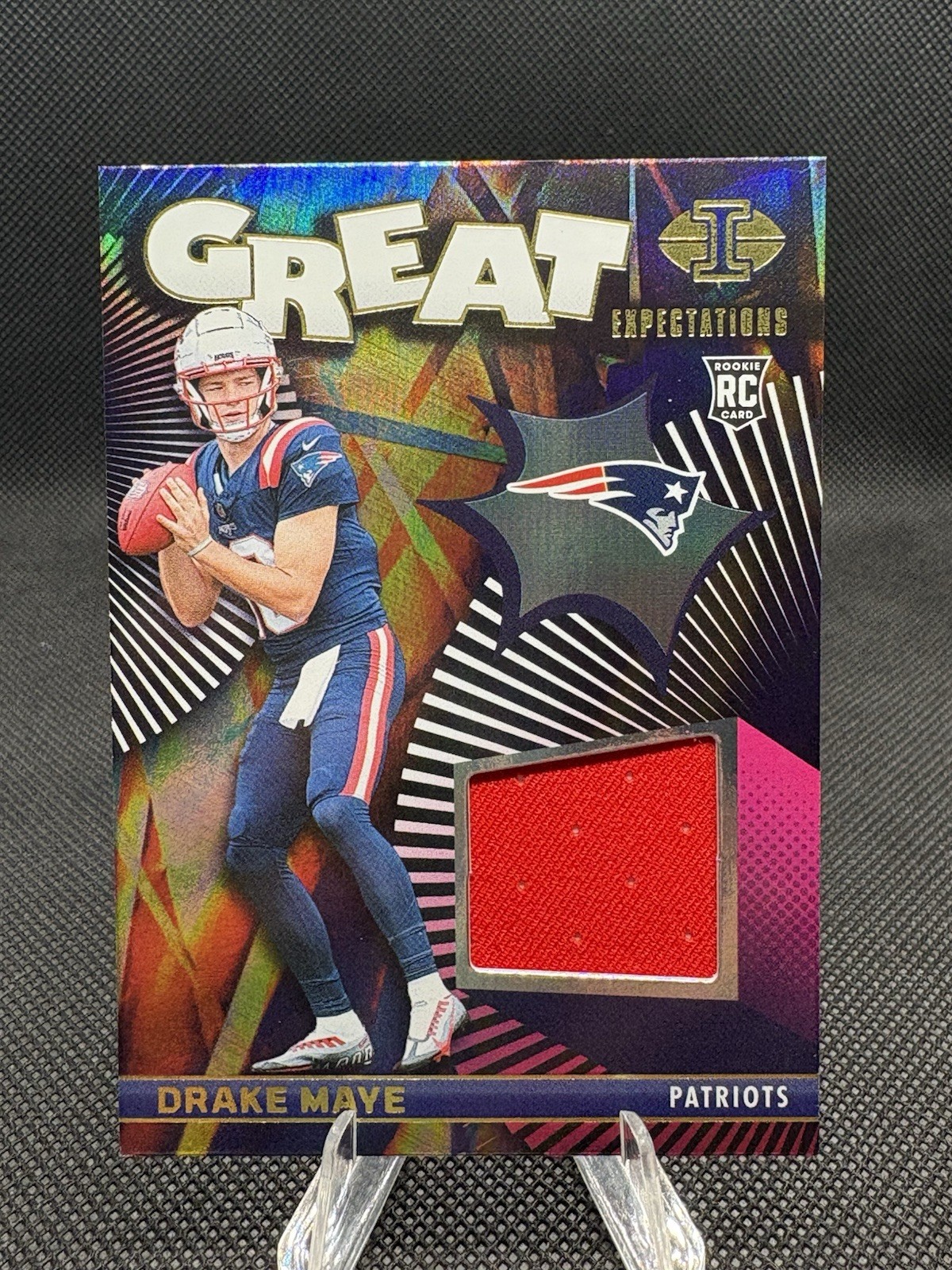 Drake Maye Panini Illusions Great Expectations Relics #GEDME Base