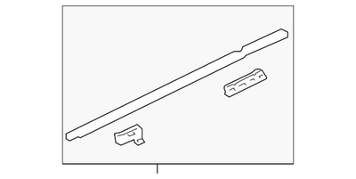 #ad Genuine Honda Belt Molding 72910 SHJ A01 $131.00