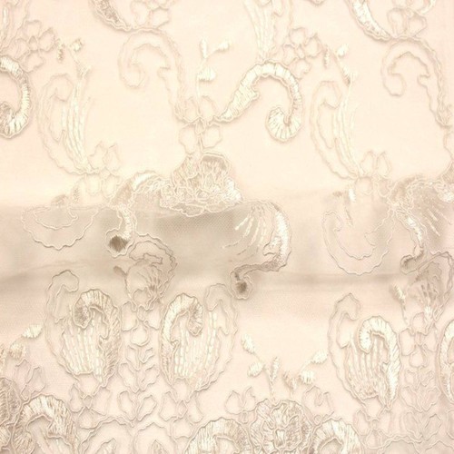 HILTON Embroidered Mesh Fabric. Lace Netting Material 54 Inch in Width | Home De - Picture 15 of 16