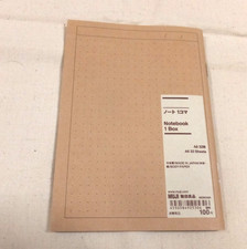 Muji note book 1 box A6 32 Sheets set of 10