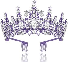 Queen Crown for Women Crystal Princess Tiaras Rhinestone Wedding Tiara for