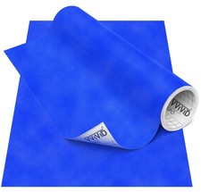 VViViD DECO65 Suede Brilliant Blue Permanent Adhesive Craft Vinyl for Cricut,...