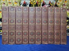 1900s Rudyard Kipling's Works Sahib Edition Volumes 1 - 10 - Hardcover Antique 