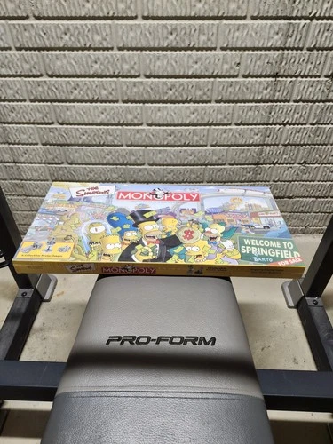 Vintage 2001 Hasbro Monopoly The Simpsons Edition Board Game NEW Sealed  NIB