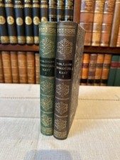 Karl Vorländer „Immanuel Kant, Der Mann und das Werk“, 2Bd Halbleder Tadellos,