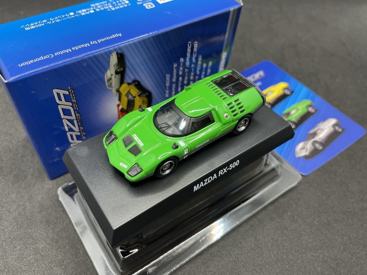 Kyosho 1/64 Mazda collection RX-500 Green Diecast car model 59A2