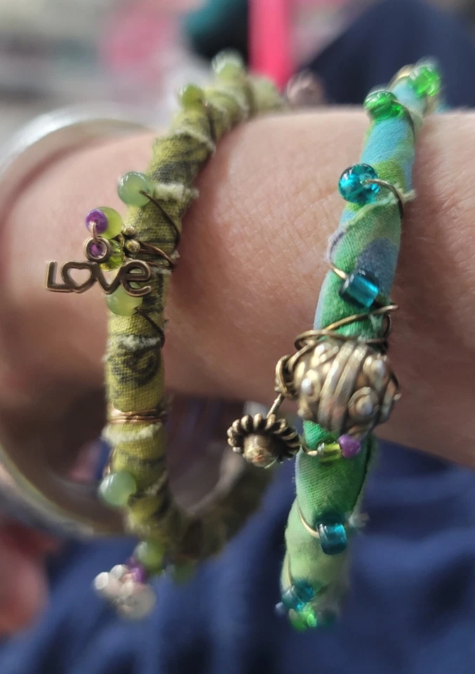 BöHö B's Bohemian Bracelets ☆ beads charms silver gold bronze ☆ Custom Jewelry ☆ - Image 2 of 4