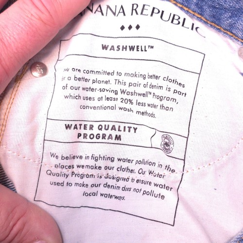 Banana Republic Wide Leg Damen Jeans blau Größe 29 Maße 30x30 Hip Hop Skater - Bild 10 von 14