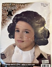 Wig Colonial Style Wig Black In Color, Kids Size, Boys, B7D3