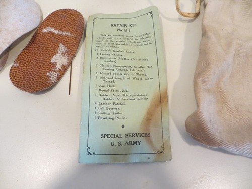 Vintage US Army Athletic Repair Kit - Picture 4 of 9