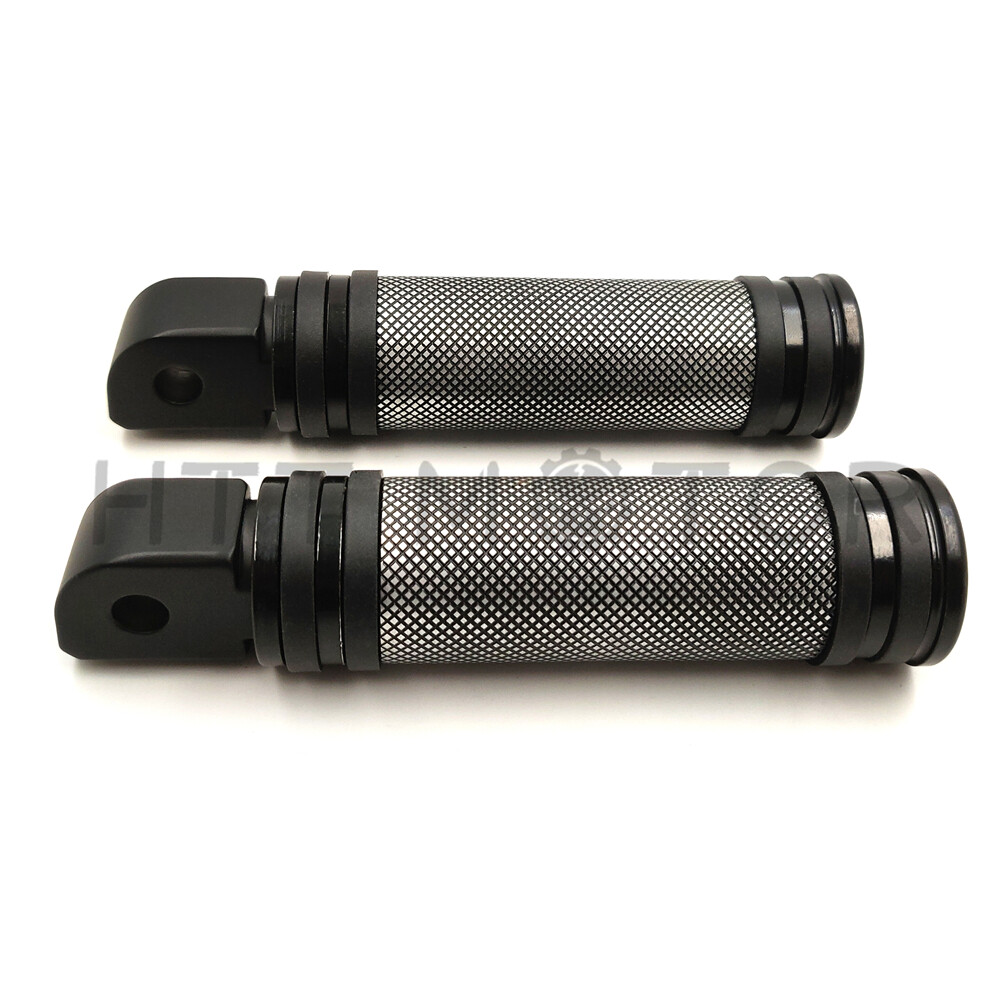 Diamond Black Footpegs For passenger 2018later Softail Fat Boy FLFB Fat Bob FXF eBay