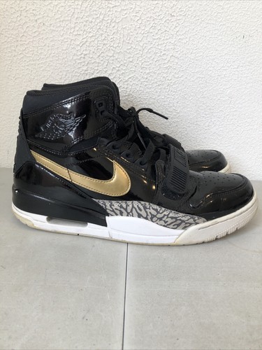 Nike Air Jordan Legacy 312 schwarzgold weiß AV3922-007 Größe 10 Turnschuhe SCHUHE2 - Bild 7 von 20