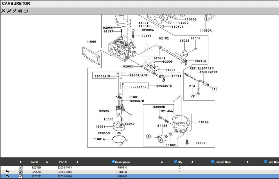Kawasaki Uszczelka Kolektora Fh601D Fh601V Fh641 O - Ceny I Opinie - Foto 11