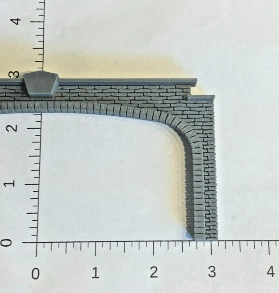 Portal túnel tren QUAD ladrillo escala N - paisaje modelo paisaje paisaje ferrocarril 1:160 Foto 2 de 4