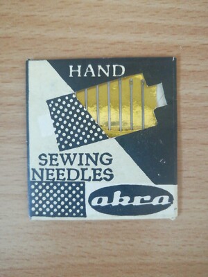 Hand sewing needles Nadeln original retro akra agra Nähnadeln 10 St. OVP NEU