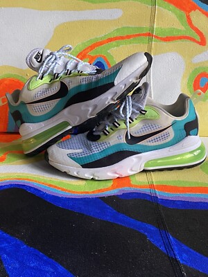 Nike Air Max 270 React SE Oracle Aqua Black Ghost Green