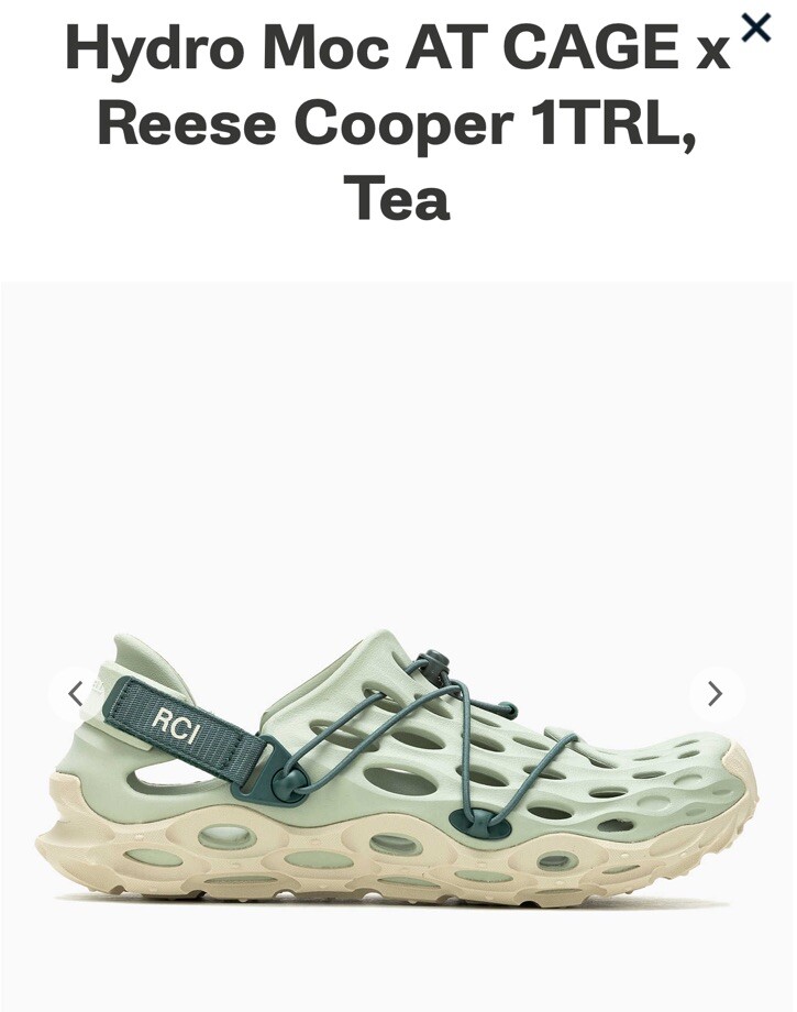 Reese Cooper x Merrell 1TRL Hydro Moc Cage - Size 12- Tea