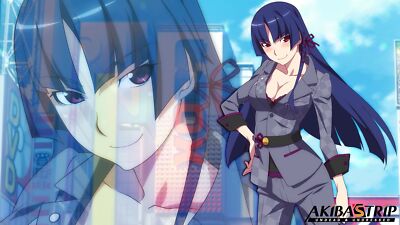 Anime akibas trip video games smiling Custom Gaming Mat Desk