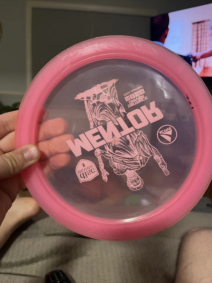Discmania Active Premium Mentor 172g Pink Disc Golf Distance Driver - Image 3 of 3