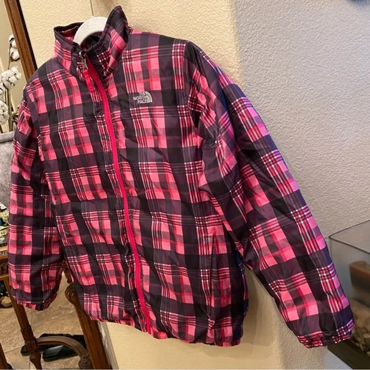 The north top face plaid jacket