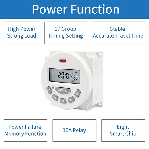 Microcomputer Small Time Control Switch Street Light Billboard Power Timer - Picture 7 of 8