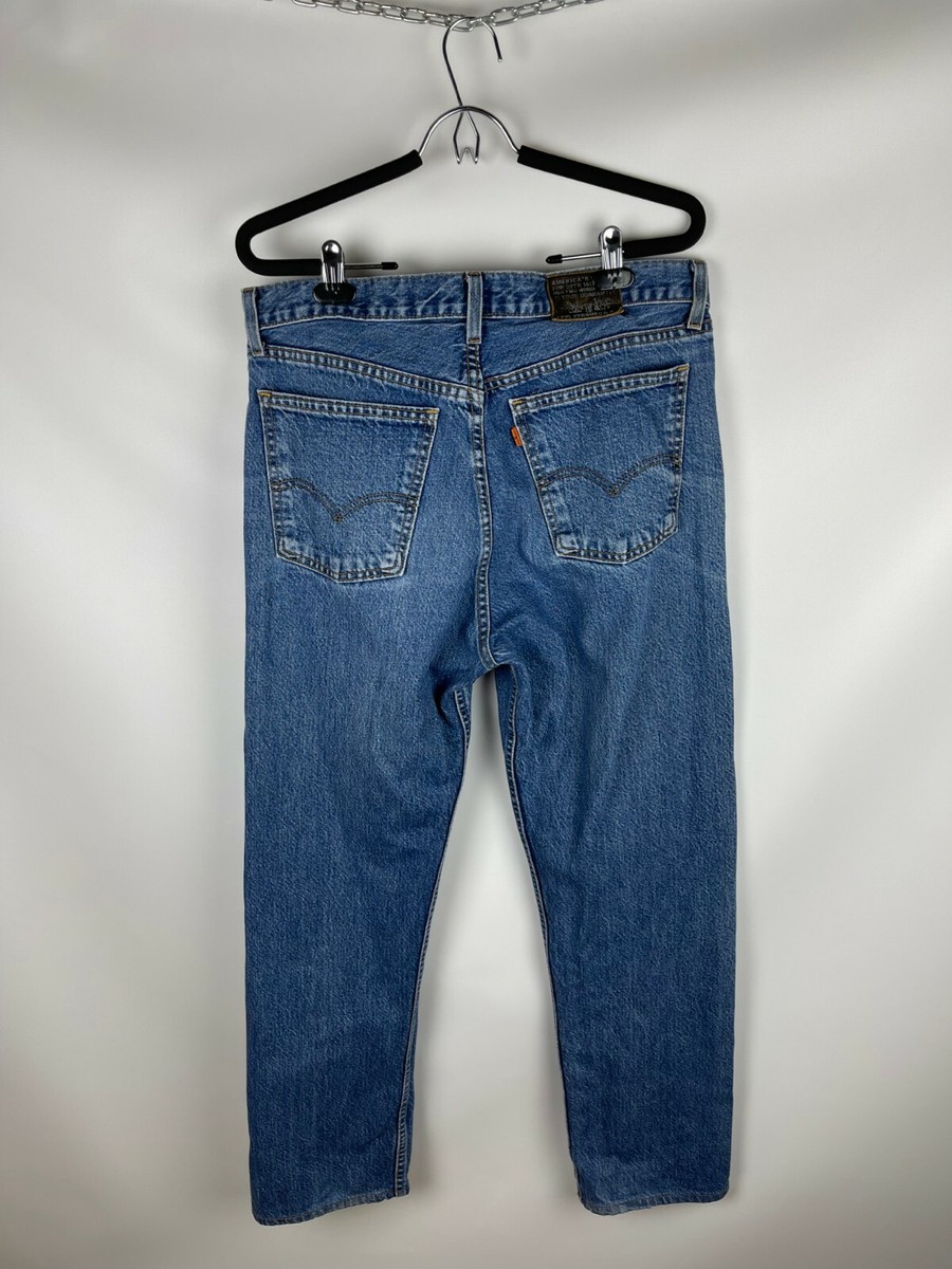 シードルLevis615 デニム Vintage 90's 615 Orange Tab Levis Denim Jeans Made in UK | eBay