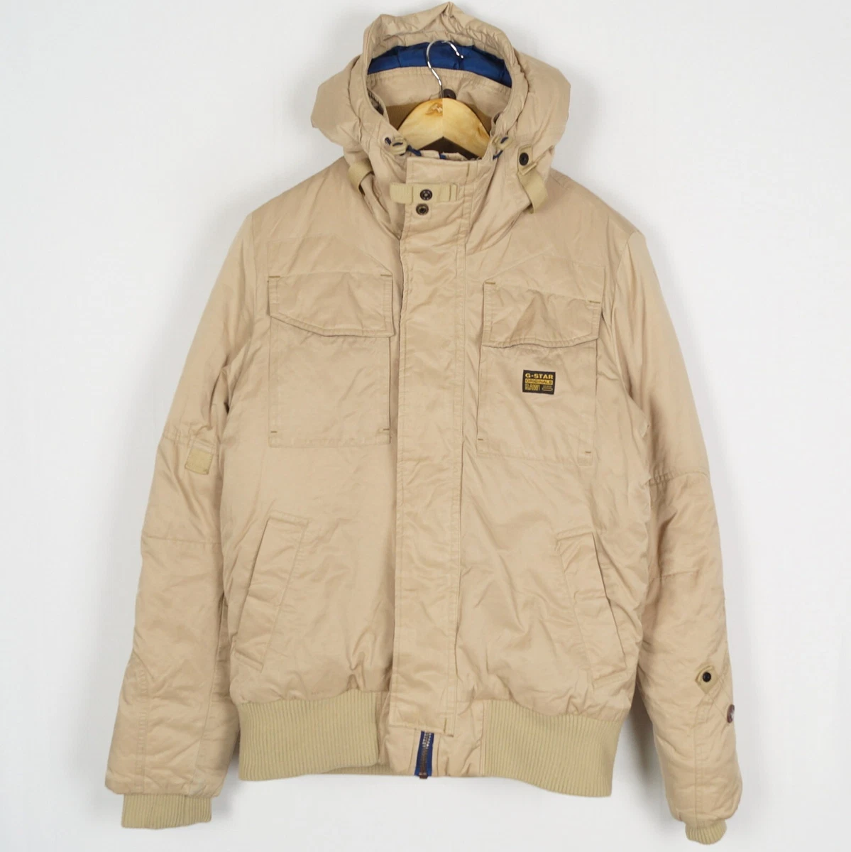 G STAR RAW DENIM MFD FIELD Blouson Capuche Homme Veste Taille M