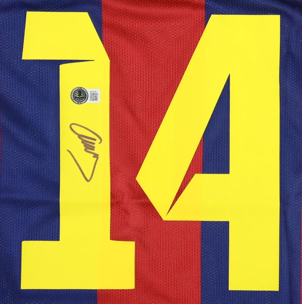 Javier Mascherano Signed Barcelona FC Nike Jersey (Beckett) Team
