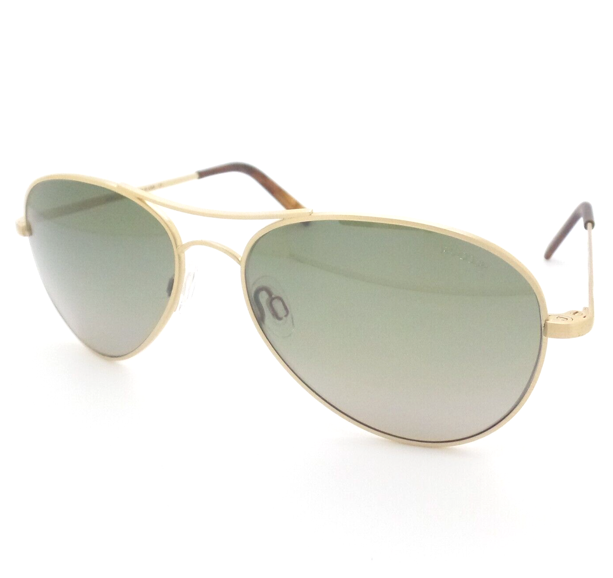 Randolph Amelia Satin Gold Evergreen Polarized AA019 USA New Sunglasses