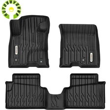 Floor Mats For 2022-2026 Ford Maverick Hybrid 3D TPE Waterproof Anti-Slip Liners