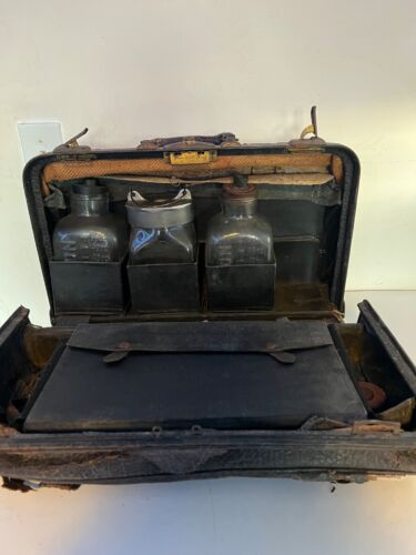 ANTIKES EINBALSAMIERUNGSSET MIT TRAGETASCHE LEICHENBESTATTER KRANKHAFT - Bild 12 von 14