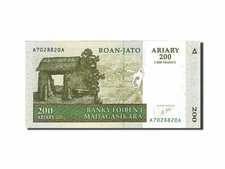 [#262041] Banknote, Madagascar, 200 Ariary, 2004-2006, 2004, KM:87a, UNC(65-70)