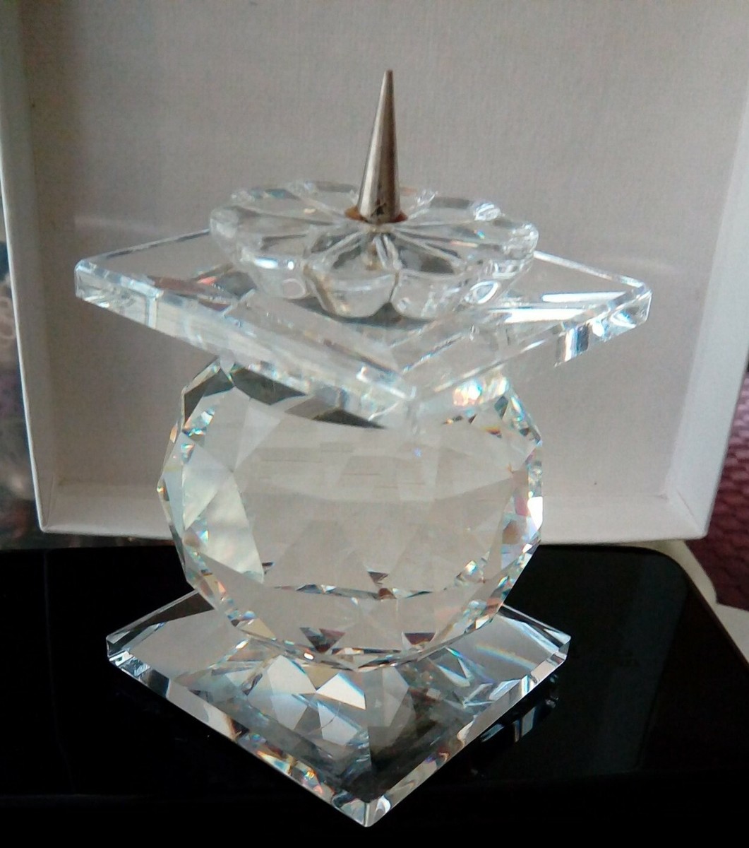SWAROVSKI 1 Pin Style Candleholder 7600 #102 2.25