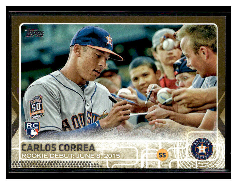 2015 Topps Update #US251 Carlos Correa RC