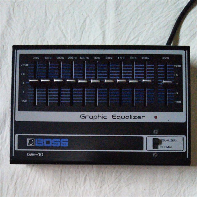 Used GE10 Boss vintage Graphic Equalizer Eddie Van Halen eBay