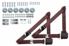 1955-1957 Tri-Five Chevy Retractable Shoulder Safety Seat Belt Kit Aviation